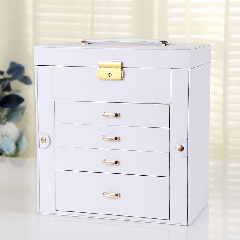 Conjunto de joyas de cuero amigable para viajar Caja de embalaje Logotipo personalizado para anillos y collares