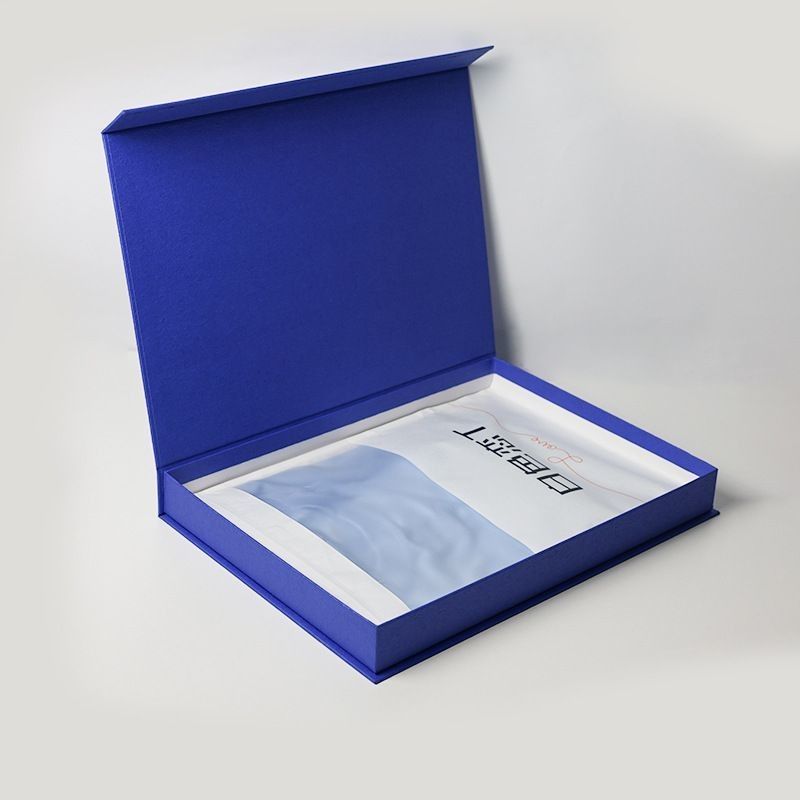 Caja de regalo de tapa dura de cartón rígido de imán personalizado para reloj camiseta caramelo joyería