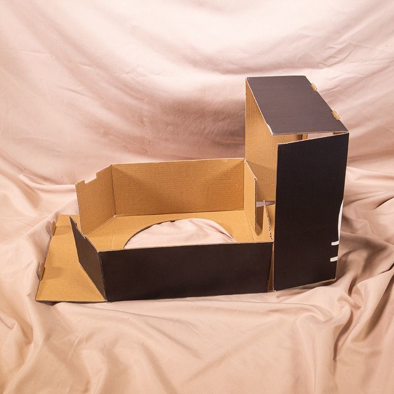 3 Ply E flauta rígida cartón corrugado caja de visualización para el baloncesto de fútbol personalizado