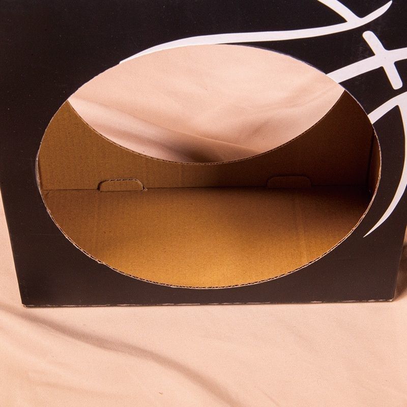 3 Ply E flauta rígida cartón corrugado caja de visualización para el baloncesto de fútbol personalizado