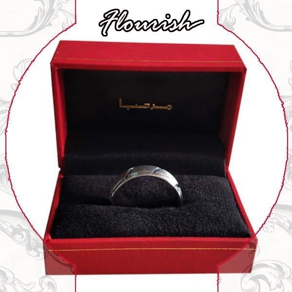 Embalaje de joyería portátil con bisagra de tipo Clamshell Caja de papel regalo con inserción de terciopelo De acuerdo con los requisitos del cliente