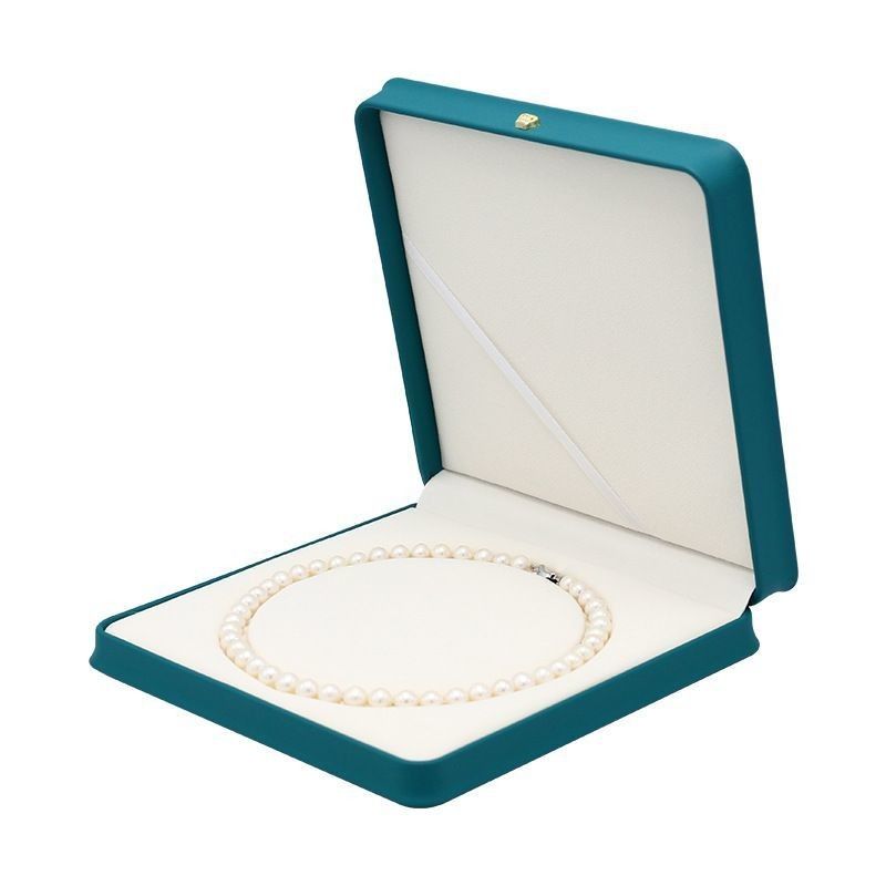 Impresión de logotipos personalizados Caja de joyería de lujo de PU, pendiente de viaje portátil, bolsa de almacenamiento de joyas, caja de almacenamiento doble