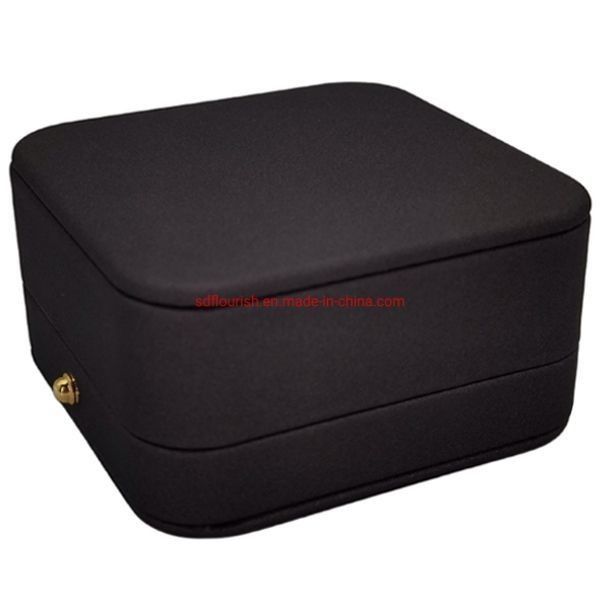 Impresión de logotipo personalizado Papel de textura negra Reloj de embalaje Caja de regalo De acuerdo con los requisitos del cliente para productos de lujo