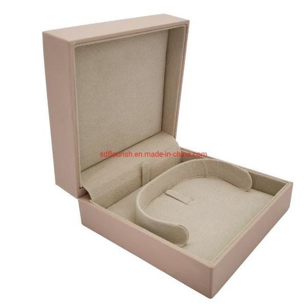 5000 pcs/mes Brazalete de cartón rosa claro fuerte Joyería Embalaje de regalo Caja para papel / cartón