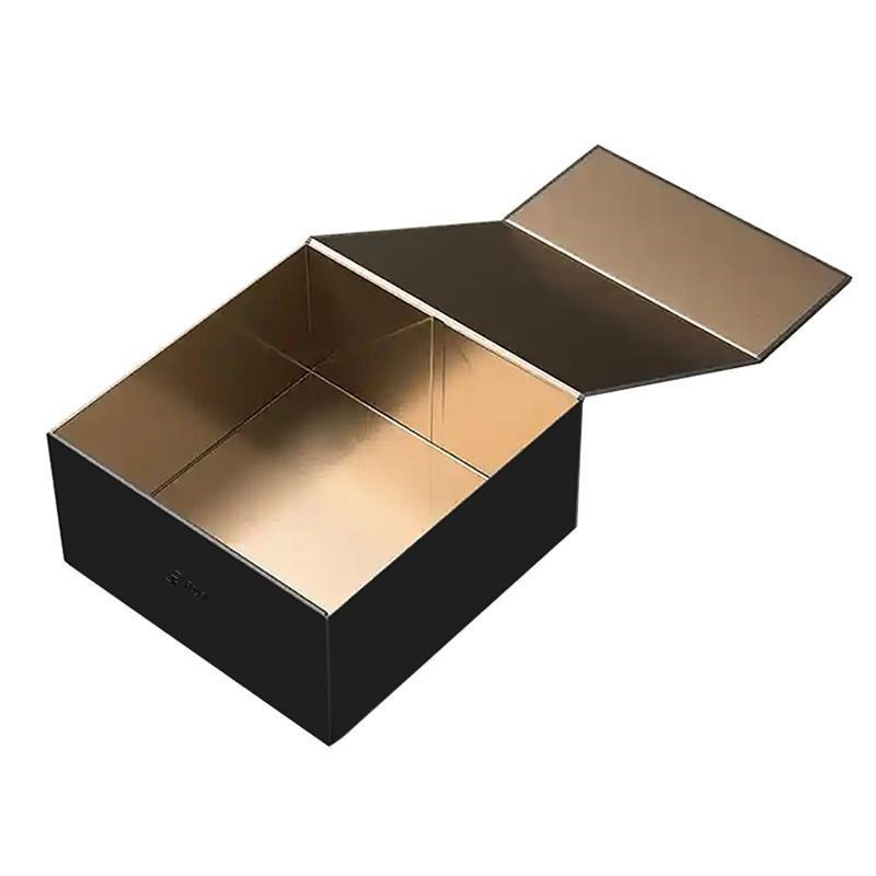 Caja de cartón rígido plegable con cierre magnético Caja de regalo de papel para la fiesta de bodas del reloj
