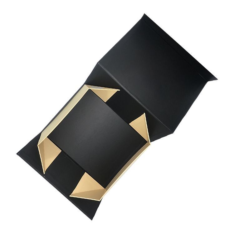 Caja de cartón rígido plegable con cierre magnético Caja de regalo de papel para la fiesta de bodas del reloj