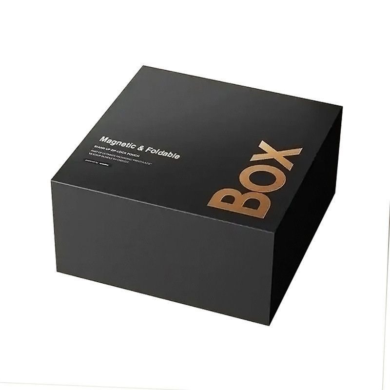 Caja de cartón rígido plegable con cierre magnético Caja de regalo de papel para la fiesta de bodas del reloj