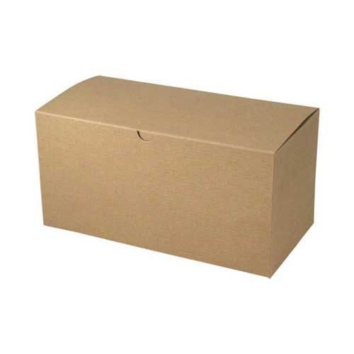 100% de papel reciclado Top Tuck plegable de una pieza de embalaje corrugado Cajas de regalo y ranuras texturizadas Cajas de envío Kraft naturales