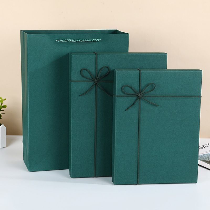 Cajas de regalo para zapatos y prendas de vestir embalaje de color sólido tapa de cartón rígido y caja base