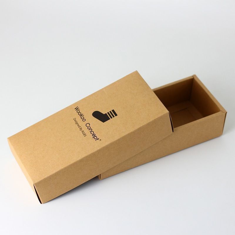 Solución de embalaje respetuosa con el medio ambiente Caja de papel Kraft reciclable para cosméticos Lápiz labial Perfume Calcetines Electrodomésticos Casco telefónico para auriculares
