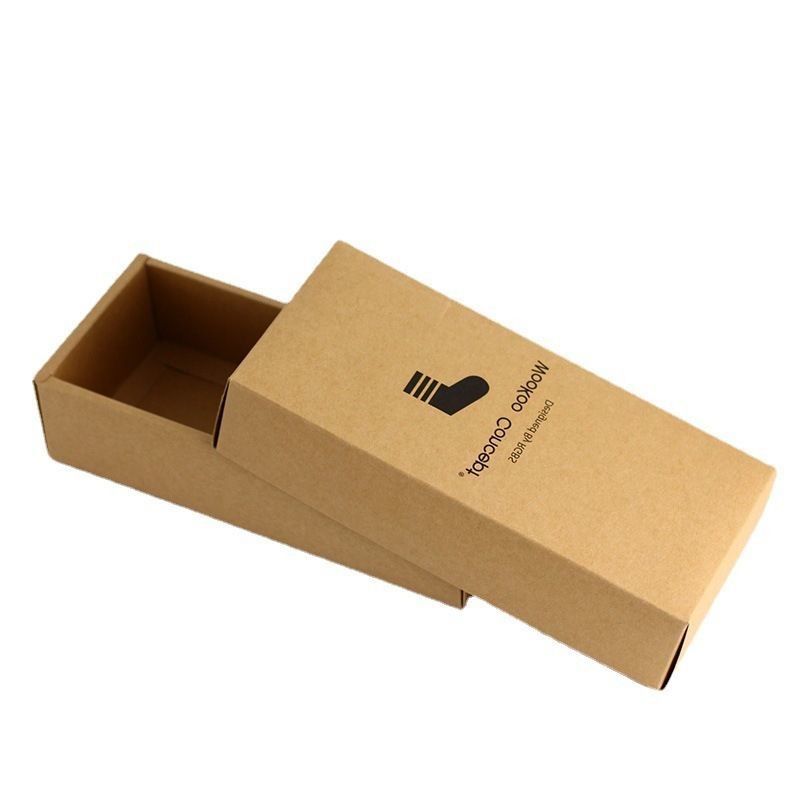 Solución de embalaje respetuosa con el medio ambiente Caja de papel Kraft reciclable para cosméticos Lápiz labial Perfume Calcetines Electrodomésticos Casco telefónico para auriculares