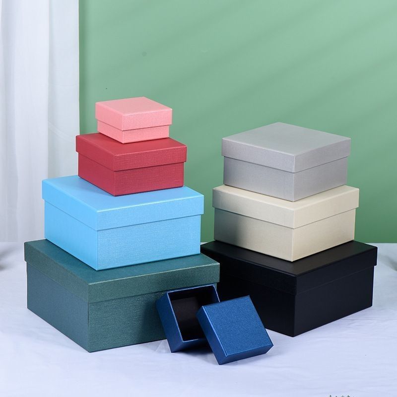 Capa de cartón rígido y caja base embalaje de zapatos caja de cartón impresión personalizada de dos lados