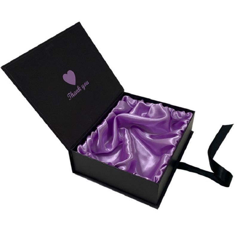 Envase de caja de regalo magnética plegable para té y café Peruca de extensión de cabello humano