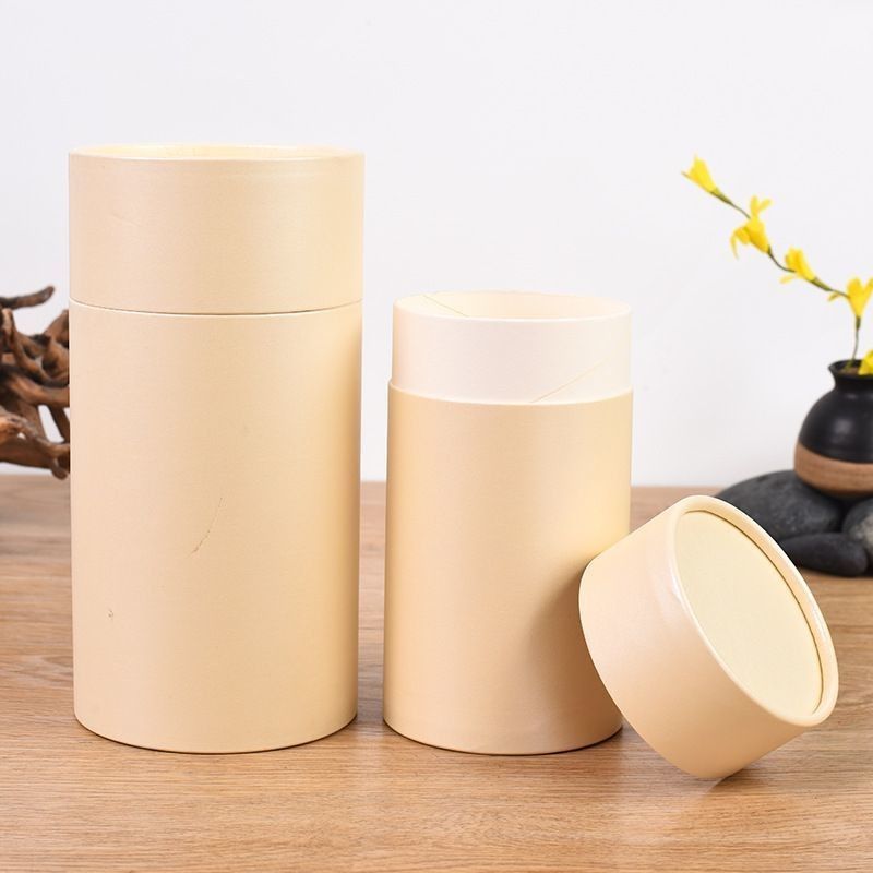 Caja de papel rígida cilíndrica para el té, el café, los dulces, las flores de cartón, caja de regalo