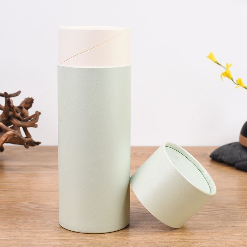 Envases de papel cilindro Envasado Caja de regalo para perfumes Joyería Velas Cosméticas Té Café