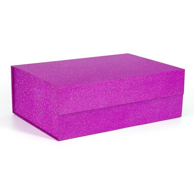 Caja de regalo plegable de lujo Caja de embalaje de cartón de papel para extensiones de peluca para cabello humano