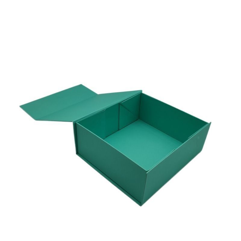Decoración de Navidad Caja de regalo plegable de papel Joyería cosmética Cajas de cartón plegables