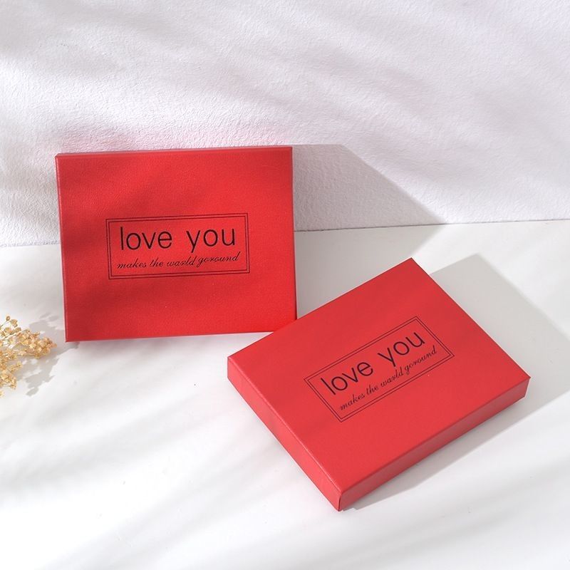 Cielo y Tierra tapa personalizada Rectangular lápiz labial Perfume caja de regalo para favores de boda personalizados