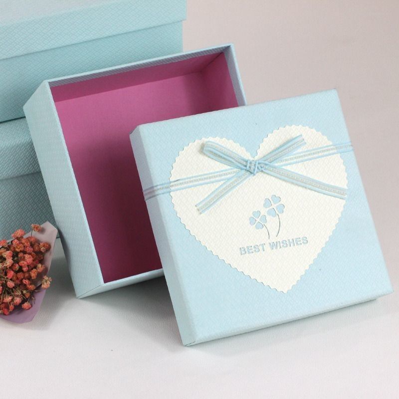Cajas de embalaje de cartón de tapa rígida y base para perfume cosmético anillo de maquillaje de lápiz labial
