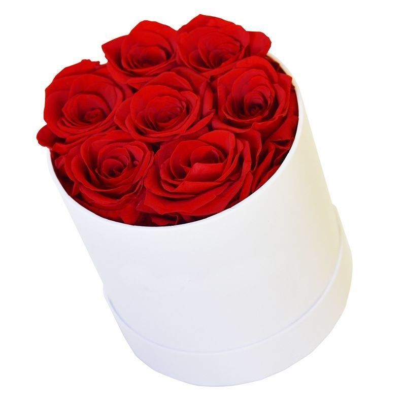 Decoración navideña Latas de papel reciclado Embalaje Caja de regalo Cajas redondas de cartón