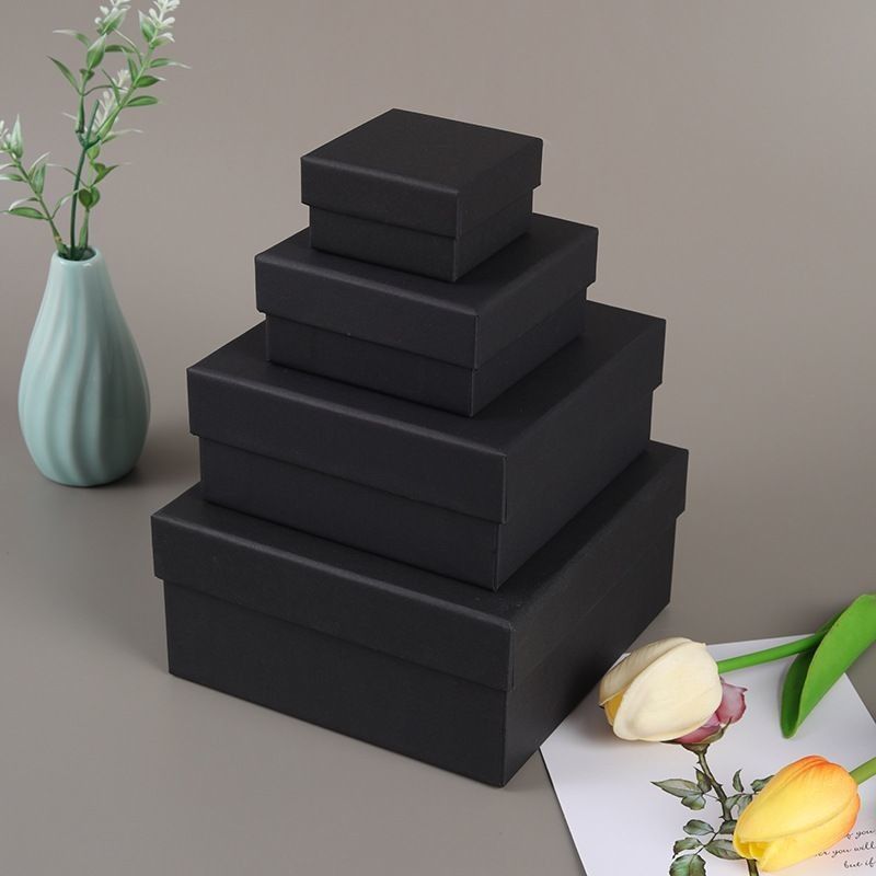 Cajas de regalos cuadradas pequeñas con tapas para la boda de graduación del Día de la Madre