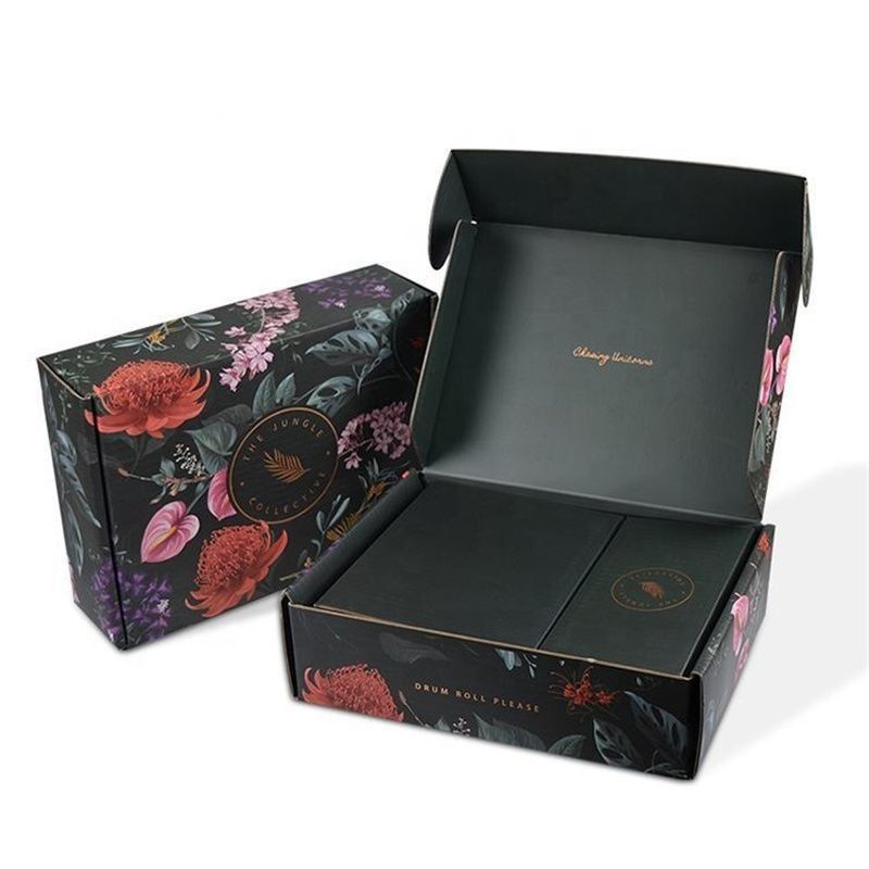 E-Commerce Empresarial Caja de regalo plegable Caja de cartón Caja de cartón Corrugado Correo de papel rígido