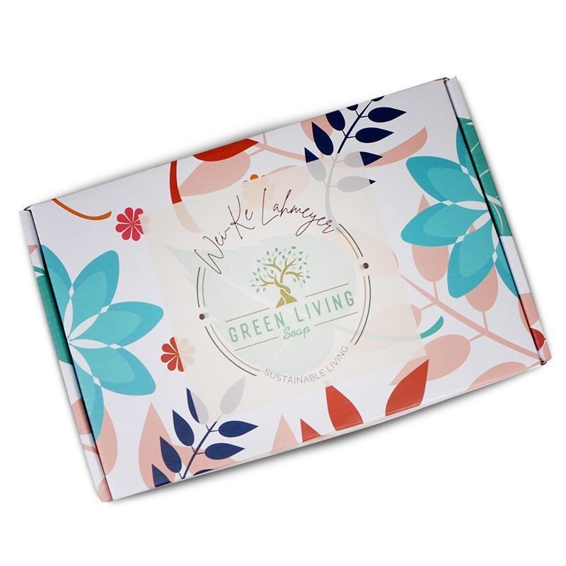 E-Commerce Empresarial Caja de regalo plegable Caja de cartón Caja de cartón Corrugado Correo de papel rígido