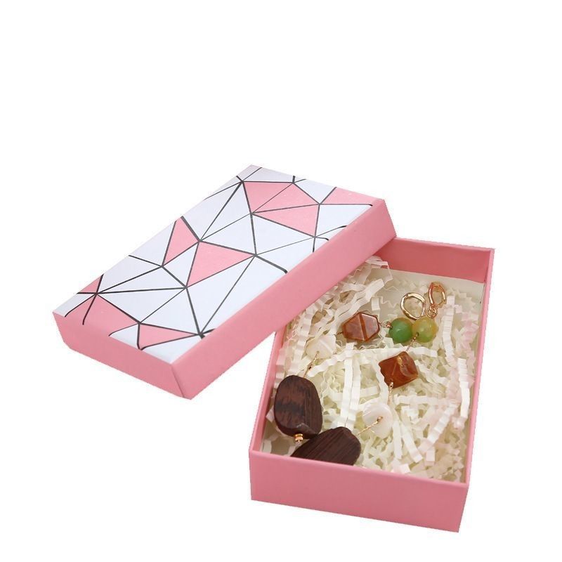 Papel de estampado caliente Cajas de joyería Capa de corbata de arco y caja de regalo de embalaje de cartón