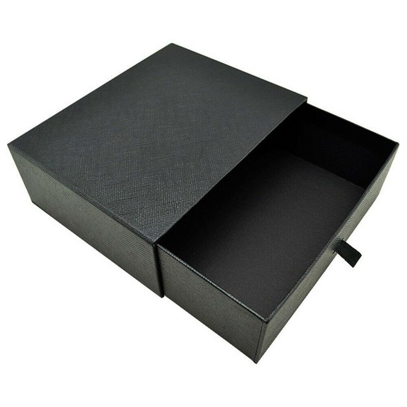 Caja de embalaje de ropa interior de tipo cajón de cartón con mango de impresión personalizable de dos lados