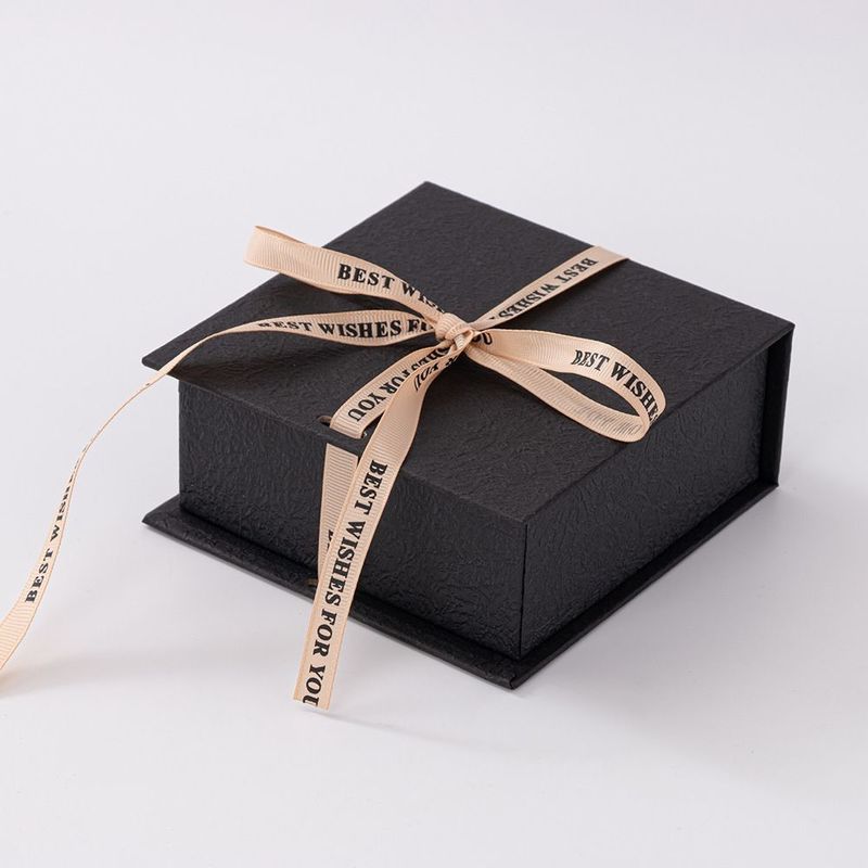 Cajas de embalaje de cartón de tipo libro de lujo caja de regalo de cartón con cerradura de cinta