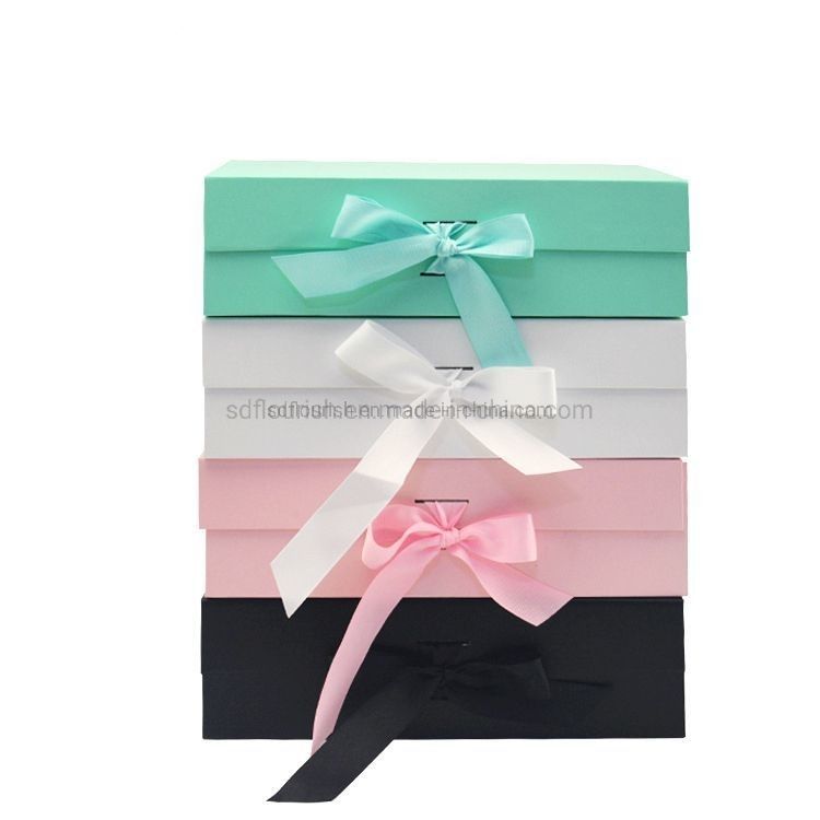 Caja de embalaje de cartón plegable de cierre magnético personalizado para alimentos electrónica doméstica cosméticos pasteles joyas y regalos