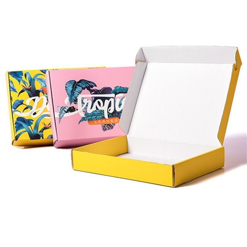 Embalaje de cartón corrugado Caja de regalo Cajas de correo de envío Logotipo personalizado Impreso