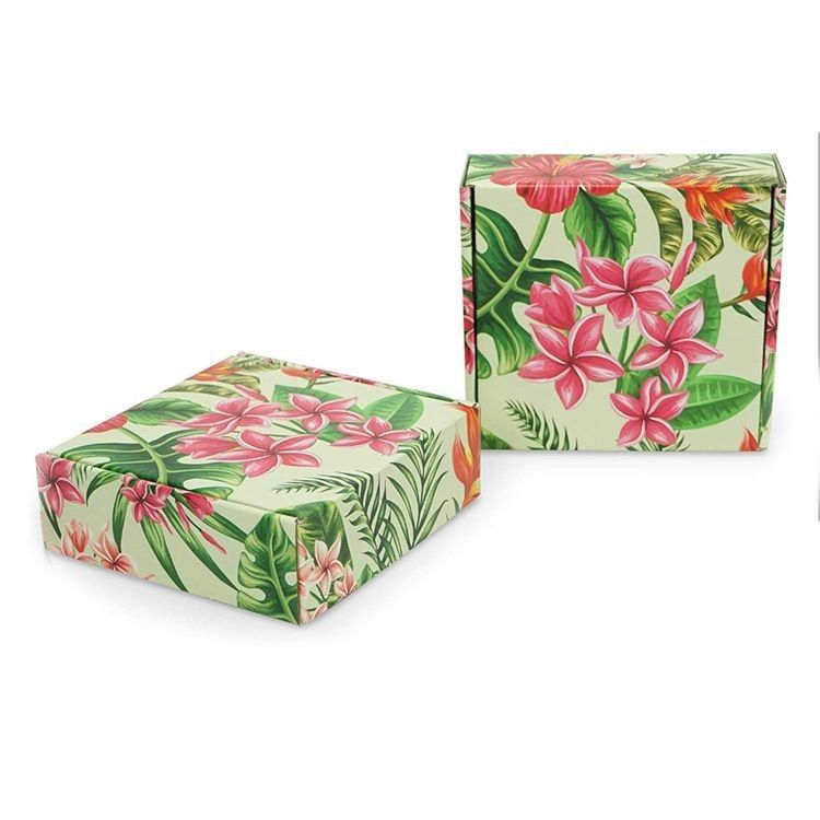 Caja de cartón de cartón ondulado reciclable Eco amigable 3 capas caja de embalaje de regalo