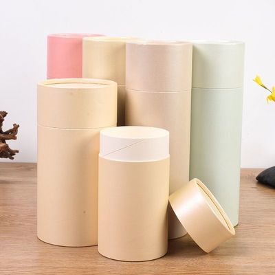 Caja de embalaje de papel de cilindro romántico ecológico para el día de San Valentín