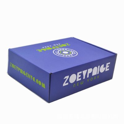 Cajas de embalaje laminado ondulado de papel de flauta de cartón plegable
