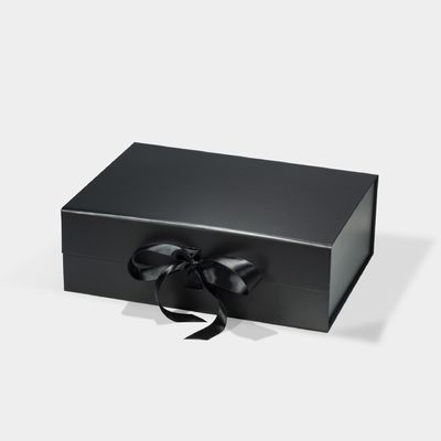 Embalaje de caja de regalo plegable con cierre magnético personalizado con impresión de papel de oro UV